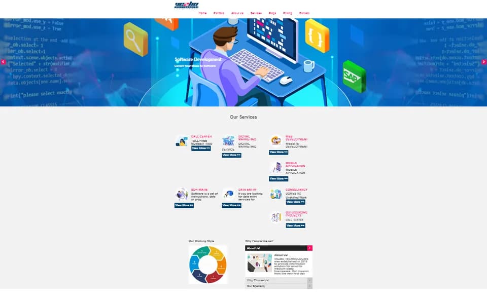Vezbo: Websites project by Digitechmax