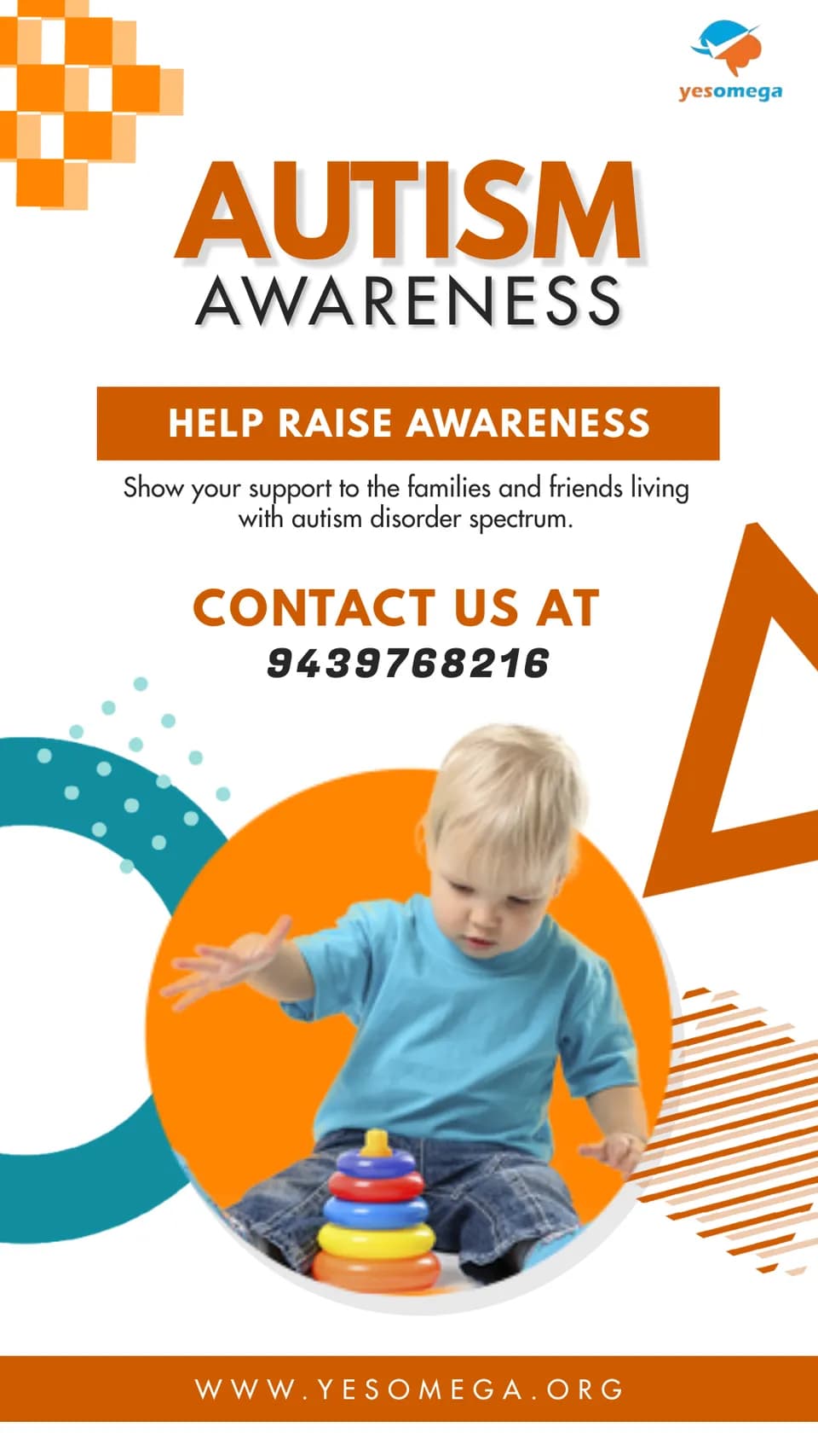 Yesomega Autism Awareness: Banners project by Digitechmax