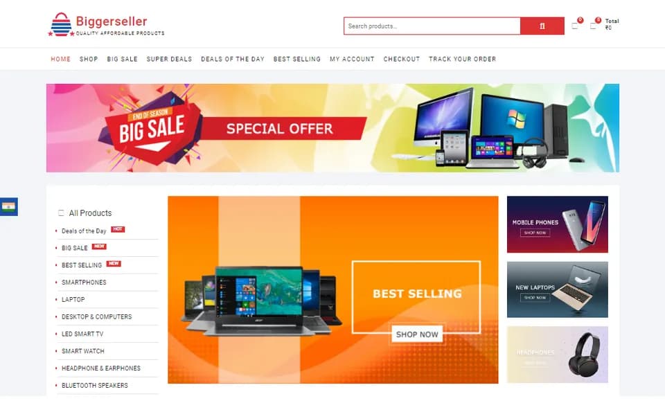 Bigger Seller: Websites project by Digitechmax