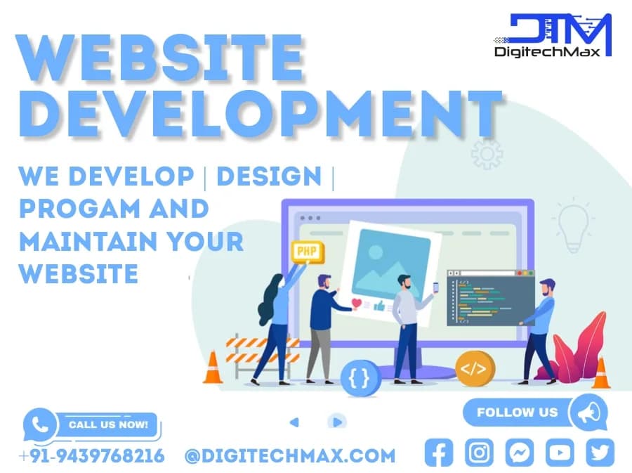 Website Development Poster: Banners project by Digitechmax